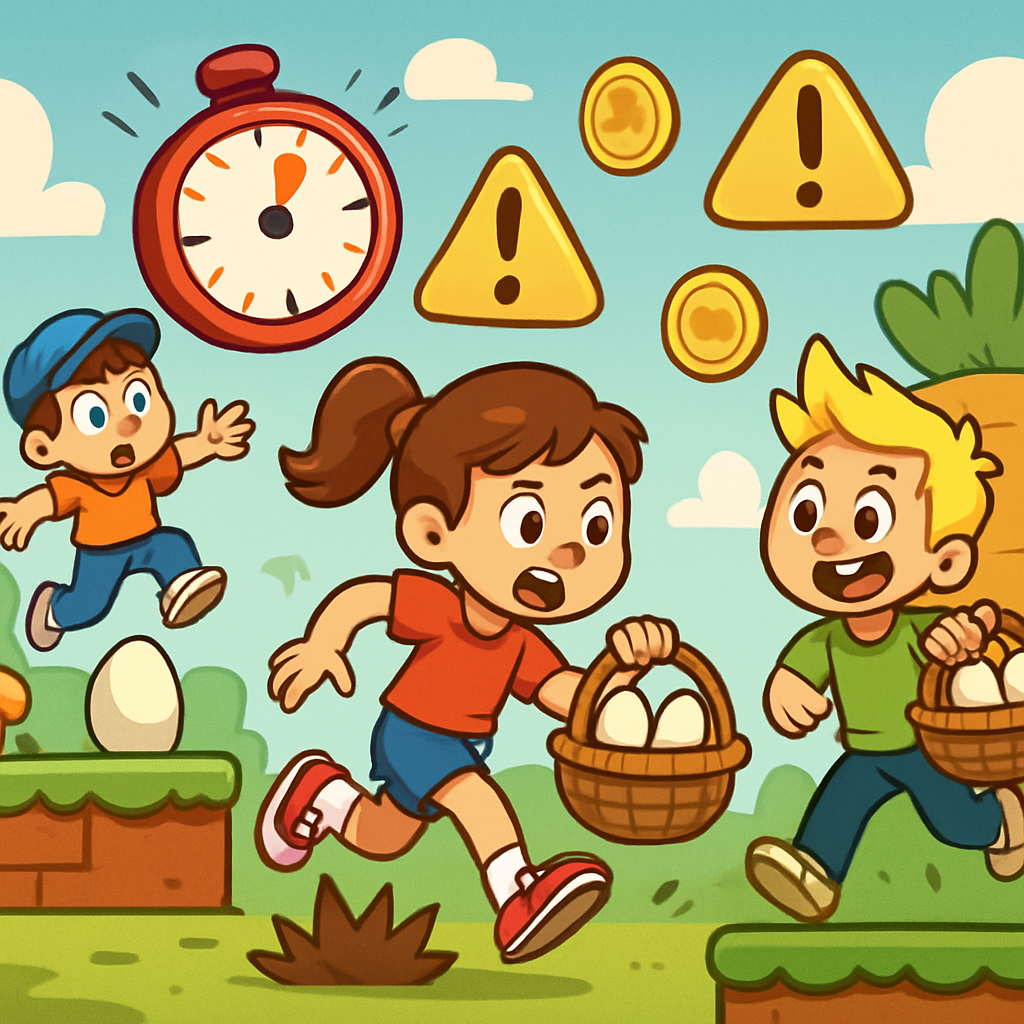 Exciting challenges in the egg game